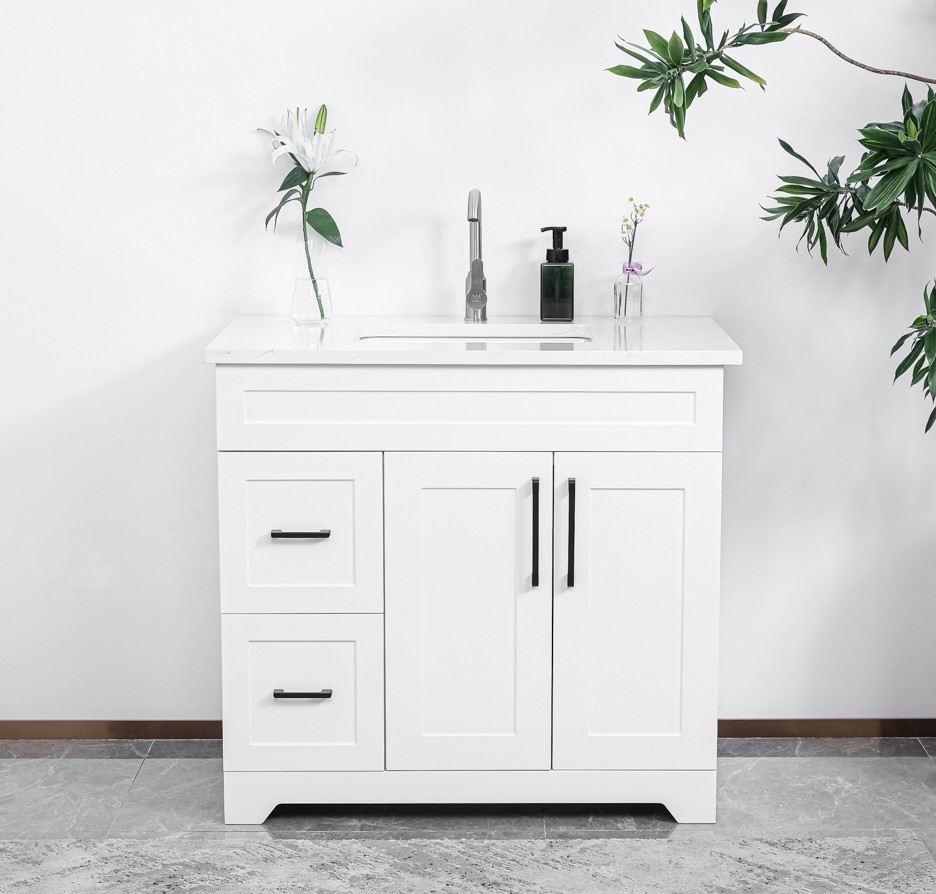 Vanity Cabinet-V3021-Doors-TDR SKU 023021411 primary product view