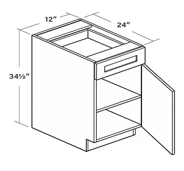 Base Cabinet B12 SKU 011710130 product view 6